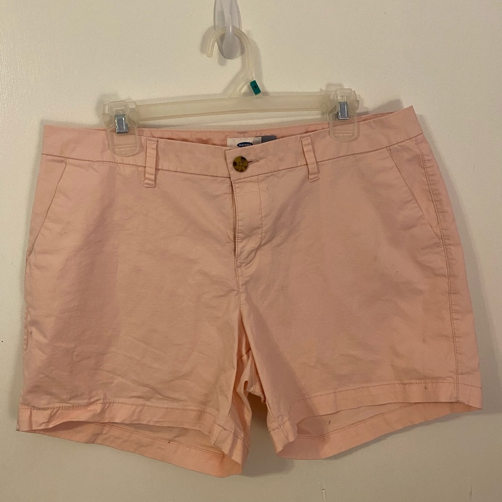 baby pink shorts